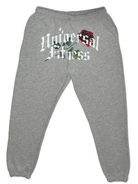 Grey Rose Track Pant