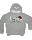 Light Grey Rose Hoodie